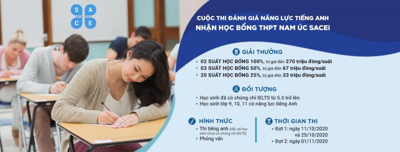 CHÍNH SÁCH HỌC BỔNG SACEi CHO HỌC SINH THPT KHÓA HỌC 2020 - 2023