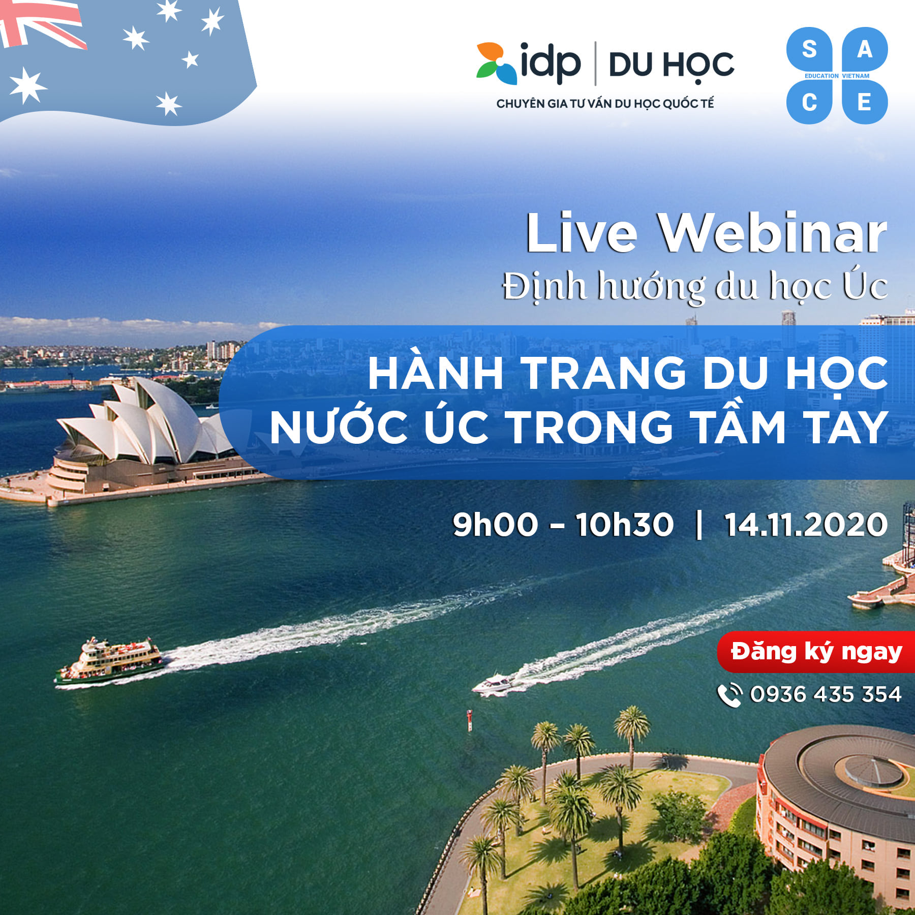 LIVE WEBINAR "HÀNH TRANG DU HỌC ÚC"