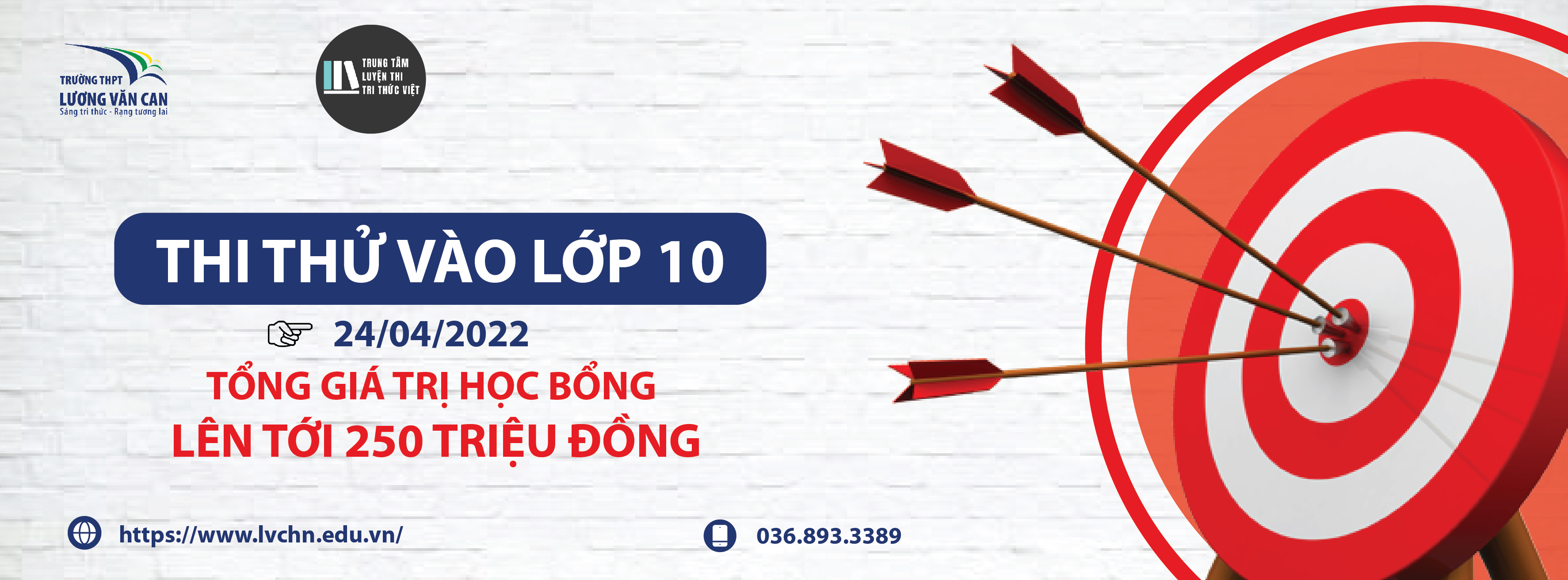 THÔNG TIN THI THỬ VÀO 10 TẠI THPT LƯƠNG VĂN CAN