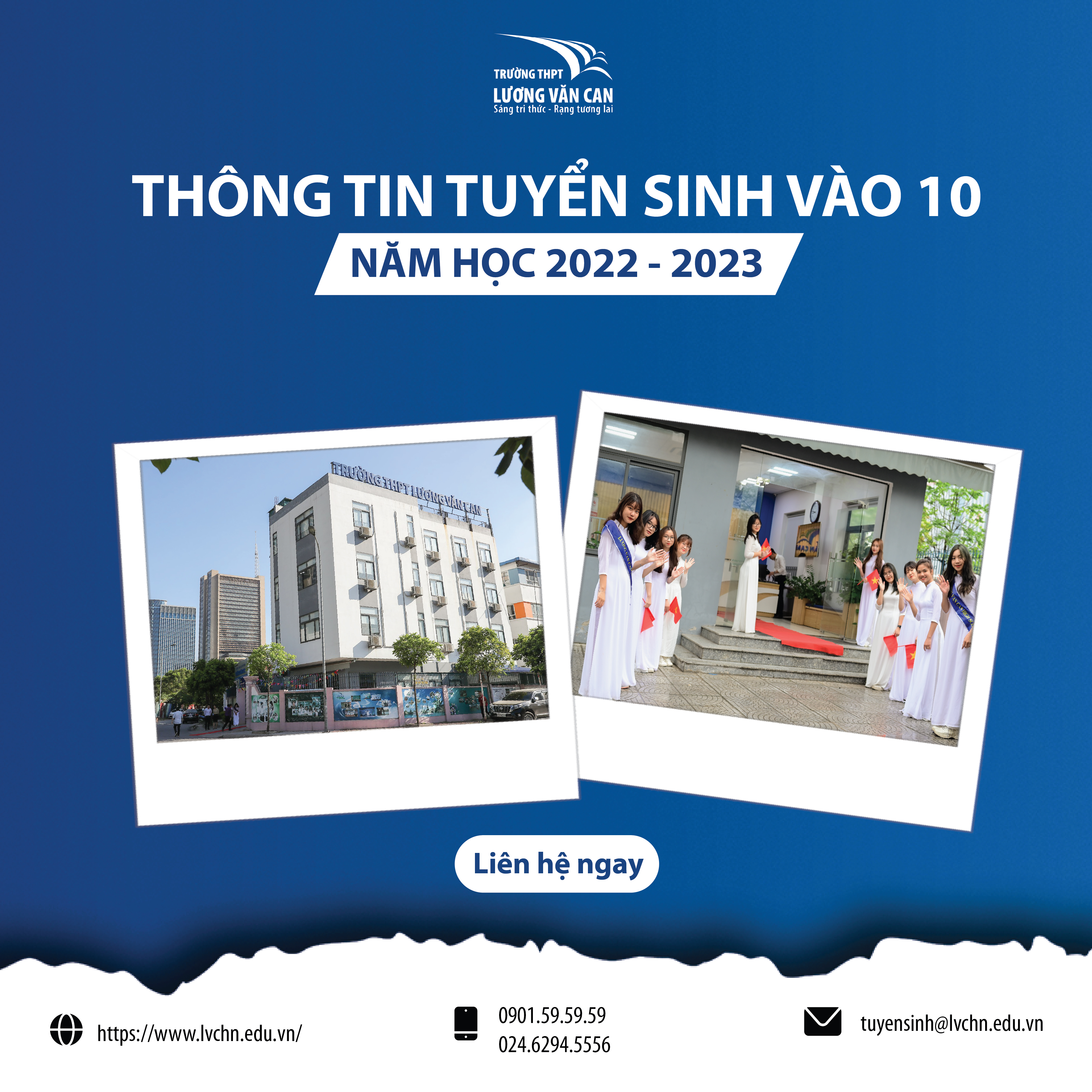 HƯỚNG DẪN ĐĂNG KÝ TUYỂN SINH LỚP 10 NĂM HỌC 2022 - 2023